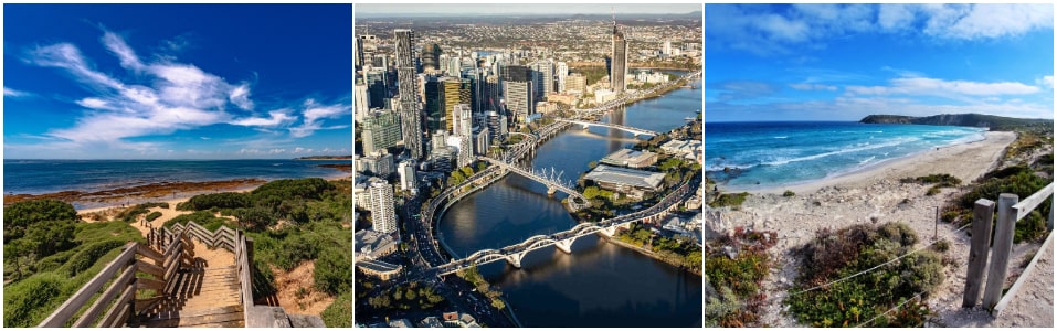 Isla Phillip, Queensland e Isla Canguro