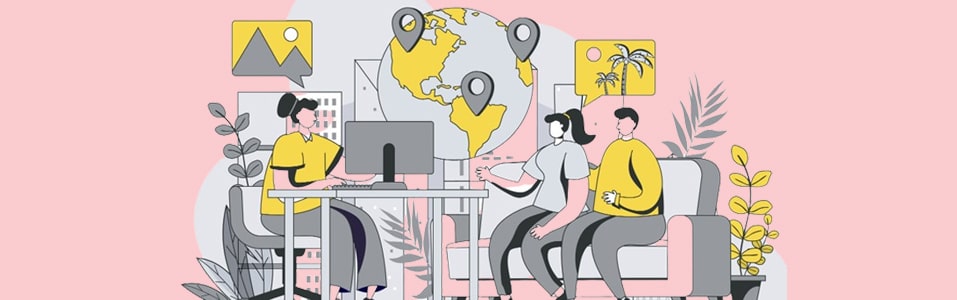 عمليات يومية في وكالة سفر