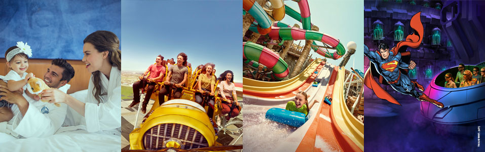 Reserve una habitación con acceso al parque temático