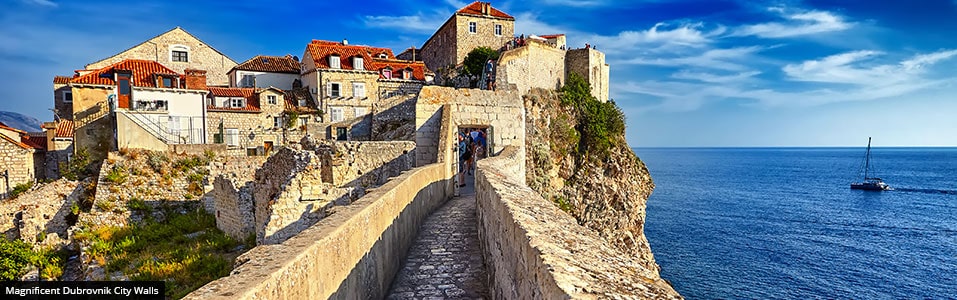 Paseo por la muralla y los fuertes de Dubrovnik
