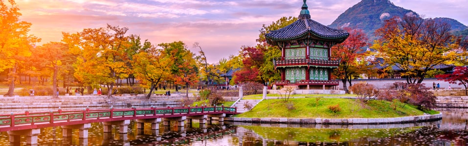 خط سير الرحلة في كوريا الجنوبية