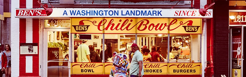 تناول الطعام في واشنطن دي سي