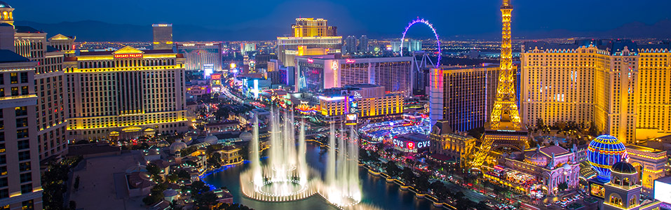Vaya a Fuentes del Bellagio (Bellagio Fountains)