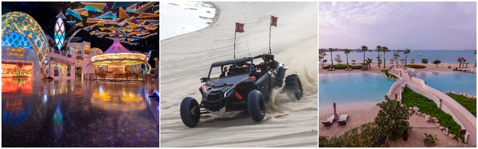 Doha Quest, Dune Bashing y Banana Island