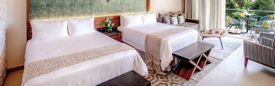 Suite con Cama Grande (Suite de la Reina) – Frente al Océano o Swim Out