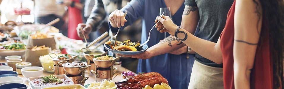 نظرة عامة على تناول الطعام