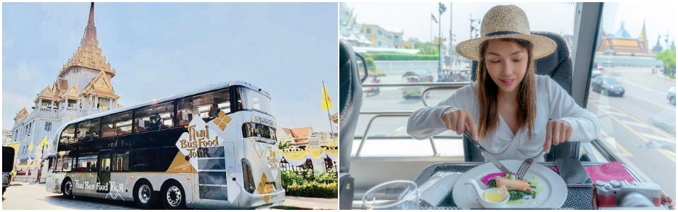 Tours gastronómicos en autobús Tailandés