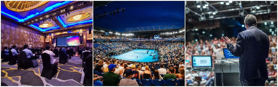 أنواع الفعاليات حسب التنوع