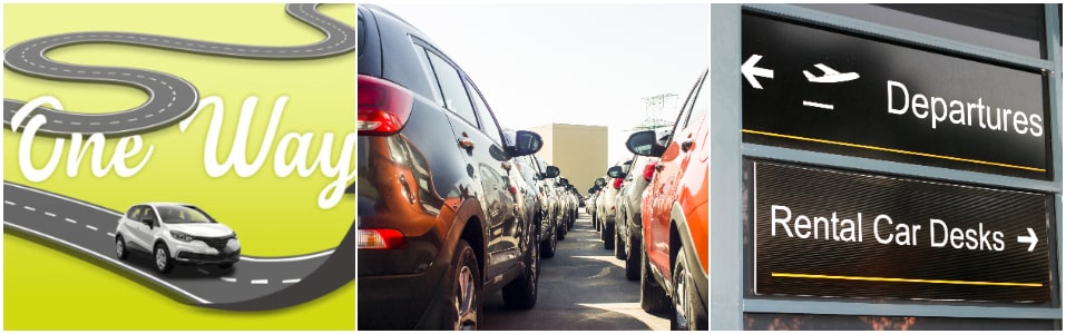 Types of car rental services (airport, local, one-way)
