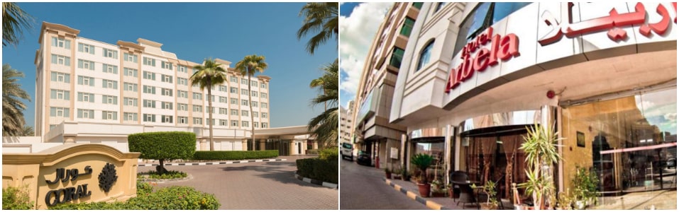 Hotel de 3 y 2 estrellas en Sharjah