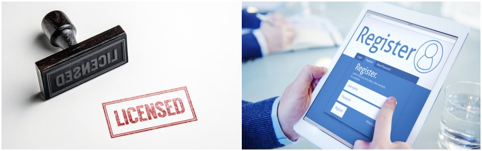 التراخيص والتسجيلات