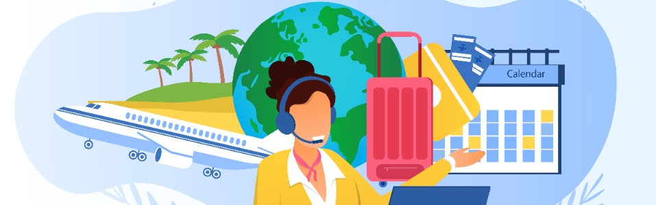 Operaciones de agencias de viajes para la gestión de viajes