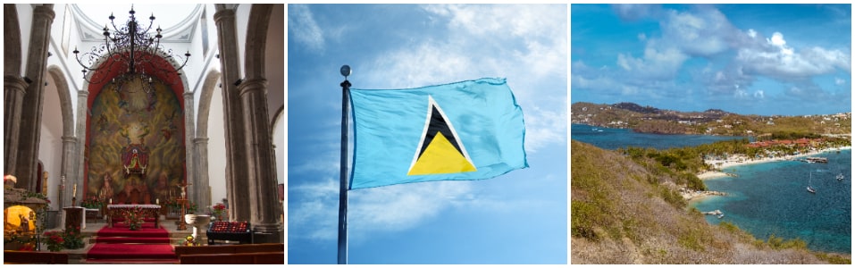History of St. Lucia
