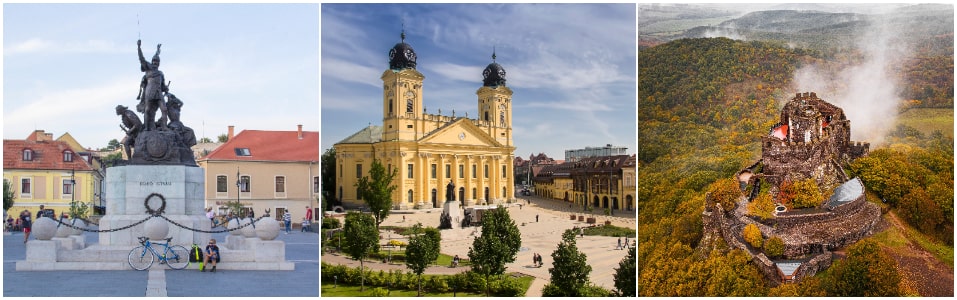 Eger, Debrecen y Hollóko
